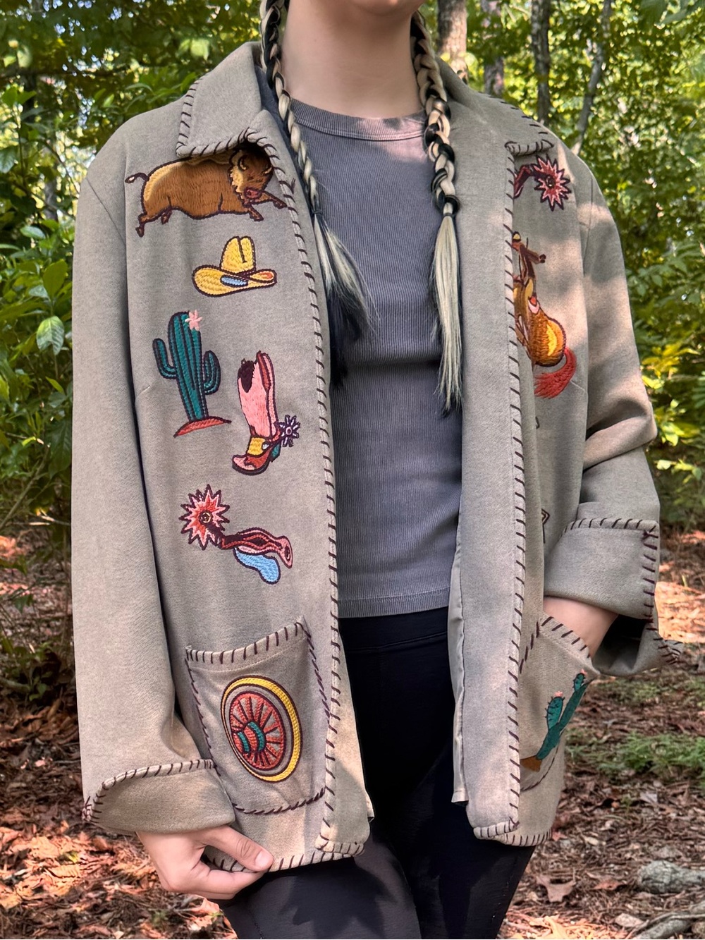 Double D Ranch Vintage Embroidered Jacket